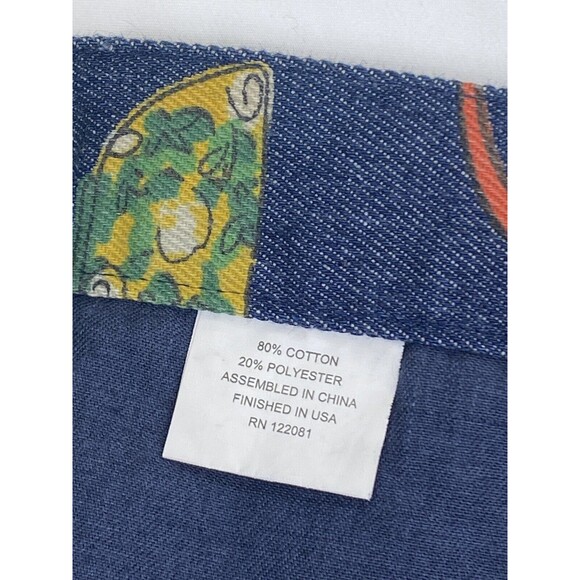 Tatyana Chica Purse Print Retro Women Denim  Shorts - Size XXL - Picture 4 of 10